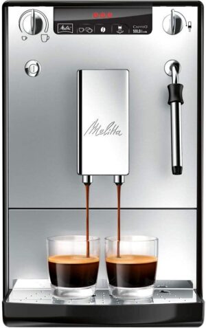 Cafetera Automática Melitta Caffeo Solo & Milk E953-102 - 1400W, 1.2L, Pannarello, 15 Bares, Inox