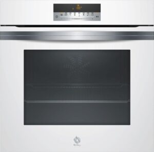 Horno Pirolítico Balay 3HB5888B0 - A, Termosonda, 12 Funciones, Raíles, Control Táctil Cristal Blanc