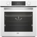 Horno Beko BBIE18300W - Clase A, 72L, 60cm, Hidrólisis, 6 Funciones, Raíles Extraíbles, Blanco