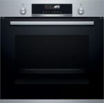 Horno Pirolítico Bosch HBG579BS0 - Clase A, 60cm, 71L, 13 Funciones, 40 Recetas Gourmet, Inox