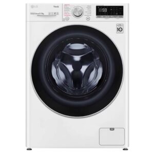 Lavasecadora LG F4DV5010SMW - Clase B/E, Lava 10kg/Seca 7kg, Inverter, Vapor, 1400r, TurboWash