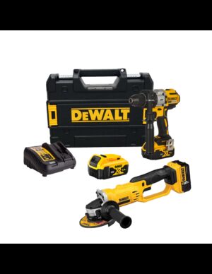 Combo Dewalt Taladro Percutor XRP DCD996P2 + Amoladora DCG412N