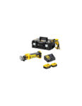 Combo Panel Yeso: Sierra para yeso DCS551N + Atornillador Pladur DCF620NT Dewalt + 2 bat 5Ah + Cargador