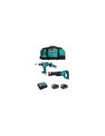 Kit Makita Taladro percutor DHP481 + Sierra sable DJR186 + 2bat 5Ah + cargador + bolsa LXT600 DLX2486BL2