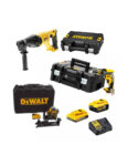 Mega Combo Panel Yeso: Atornillador DCF620+ Martillo DCH133+ Nivel DCE089D1G + 2 Baterías 18V Dewalt