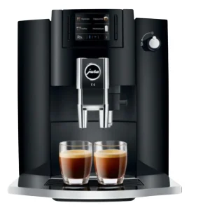 Cafetera superautomática - Jura E6 Piano Black, 1450 W, 15 bar, 1.9 l, 0.28 kg, 2 Tazas, Negro